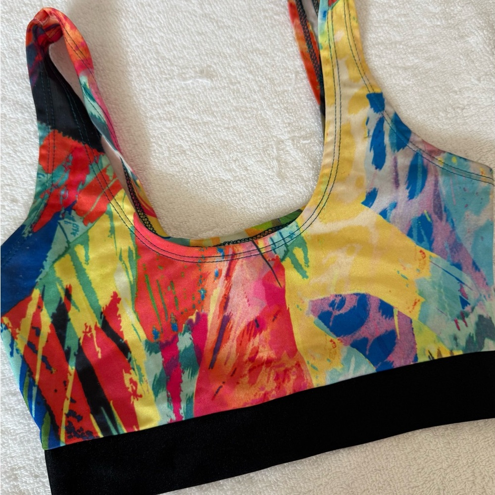 PSD Colorful Women's Sports Bra